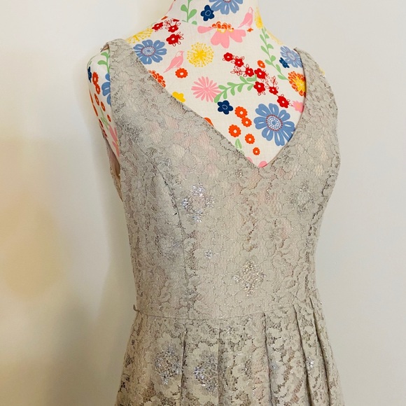 Donna Morgan Lace Overlay Dress - Picture 5 of 10